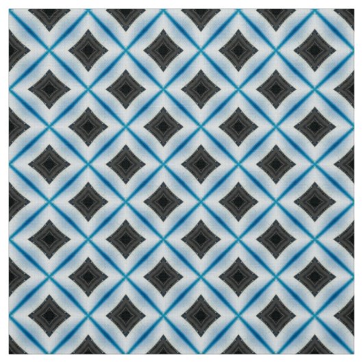 Tissu motif Glitch2 Blue gris (Échantillon)