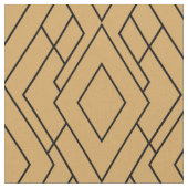 Tissu Motif Gold et Black Art Déco (Fermer)