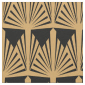Tissu Motif Gold et Black Art Déco (Fermer)