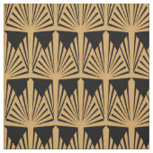 Tissu Motif Gold et Black Art Déco (Échantillon)