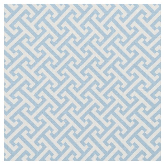 Tissu Motif grec bleu ciel (Fermer)