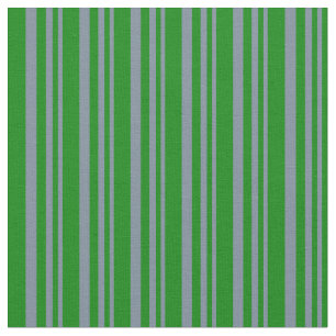 Tissu Motif gris ardoise légère et lignes vertes