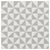 Tissu Motif gris blanc moderne Triangles (Fermer)