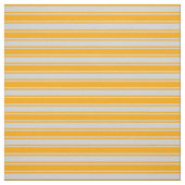 Tissu Motif gris clair et orange (Échantillon)