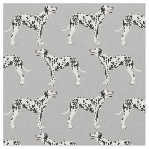 Tissu motif gris de Dalmatie