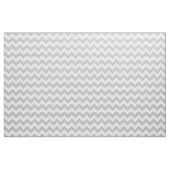 Tissu Motif gris et blanc de Chevron de zigzag (Yard)
