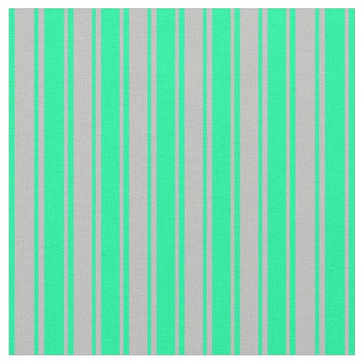 Tissu Motif Gris et lignes vertes (Fermer)
