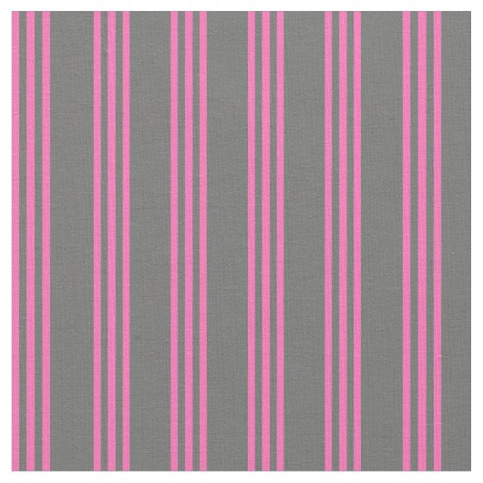 Tissu Motif gris et rose chaud (Fermer)