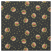 Tissu motif hamburger (fermé)