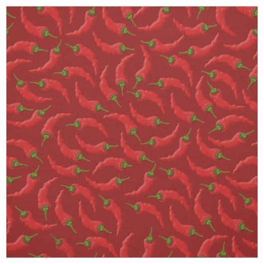 Tissu Motif Hot Chili Peppers (Échantillon)