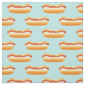 Tissu Motif Hot Dog (Échantillon)