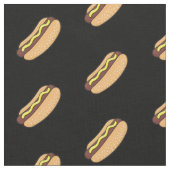 Tissu Motif Hotdog (Fermer)