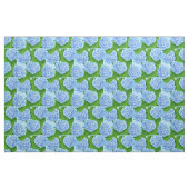 Tissu Motif hydrangée bleu (Yard)