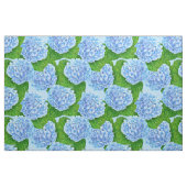 Tissu Motif hydrangée bleu (Yard)