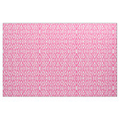Tissu Motif Ikat rose et blanc chaud (Fat Quarter)