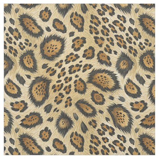 Tissu Motif imprimé léopard – Conception de peau d'anima (Fermer)