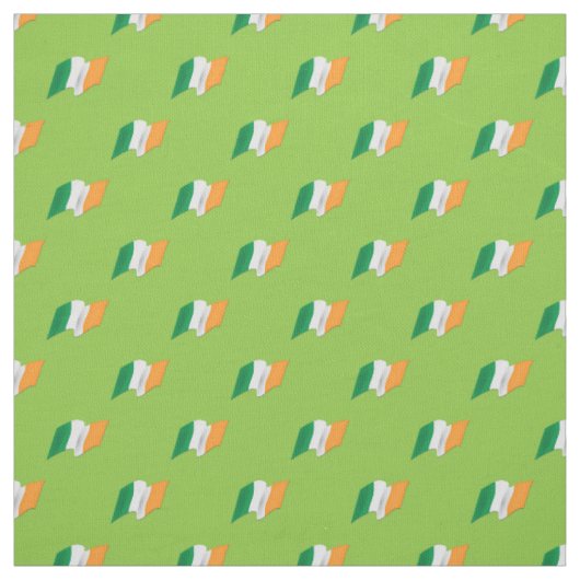 Tissu Motif irlandais de drapeau (Échantillon)