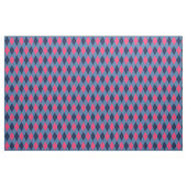 Tissu Motif Jacquard rose et bleu (Yard)