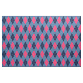 Tissu Motif Jacquard rose et bleu (Fat Quarter)