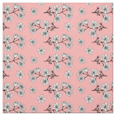 Tissu Motif japonais de fleurs Sakura (Échantillon)
