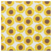 Tissu Motif jaune de tournesol d'été (fermé)