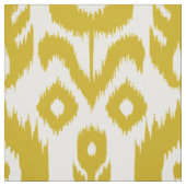 Tissu Motif jaune d'Ikat de moutarde (Échantillon)