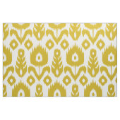 Tissu Motif jaune d'Ikat de moutarde (Fat Quarter)