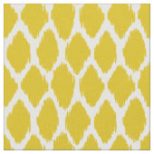 Tissu Motif jaune d'Ogee de moutarde (Fermer)