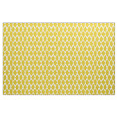 Tissu Motif jaune d'Ogee de moutarde (Fat Quarter)