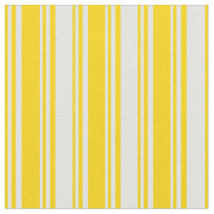 Tissu Motif jaune et cyan clair/rayé