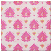 Tissu motif kat chic rose poupée et doré (Échantillon)