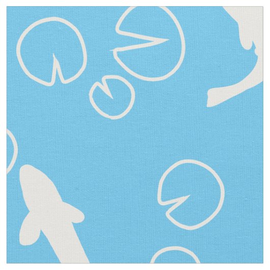 Tissu Motif koi moderne et minimal (Fermer)