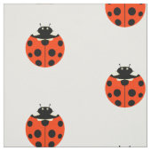 Tissu motif ladybug (Échantillon)