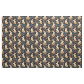 Tissu Motif lapin romantique (Yard)