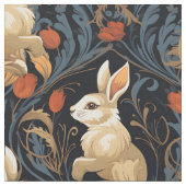 Tissu Motif lapin romantique (Fermer)