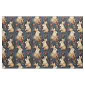 Tissu Motif lapin romantique (Fat Quarter)