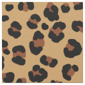 Tissu motif léopard brun et jaune (Fermer)