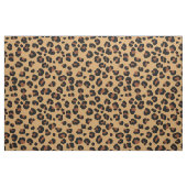 tissu motif léopard brun et jaune (Fat Quarter)