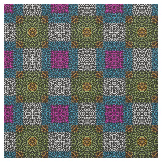 Tissu Motif Leopard moderne #4 (Fermer)