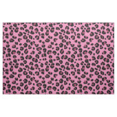 tissu motif léopard noir et rose (Fat Quarter)