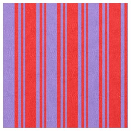 Tissu Motif Lignes rouge et violet (Fermer)