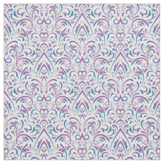 Tissu Motif lilas arabe