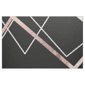 Tissu Motif linéaire d'abrégé sur triangle de noir rose (Fat Quarter)