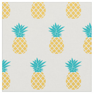 Tissu Motif lumineux d'ananas