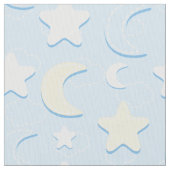 Tissu Motif Lune & Étoiles (fermé)