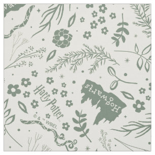 Tissu Motif Magique Herbologie de HOGWARTS™