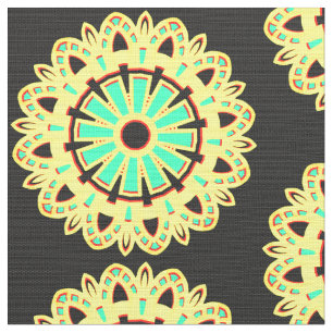 Tissu Motif Mandala 110714(010)