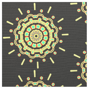 Tissu Motif Mandala 110714(016)