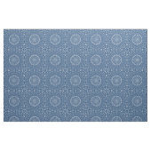 Tissu Motif Mandala Bleu Indigo (Fat Quarter)