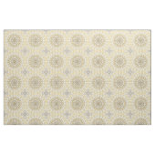 Tissu Motif Mandala Jaune Doré (Fat Quarter)